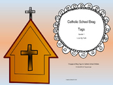 Catholic School Brag Tags  Bundle 1  I Live My Faith