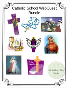 Preview of Catholic School WebQuest Bundle