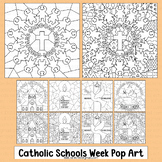 Catholic School Week Coloring Pages 2024 Activities Math P
