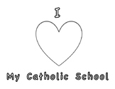 Catholic Schools Week- Coloring Page