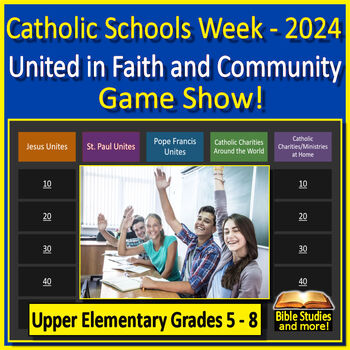 Preview of Catholic Schools Week 2024 Game United in Faith and Community for Middle School