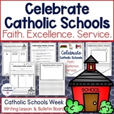 Catholic Schools Week 2023 Writing Lesson and Bulletin Boa