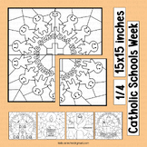 Catholic Schools Week 2024 Bulletin Board Coloring Pages A