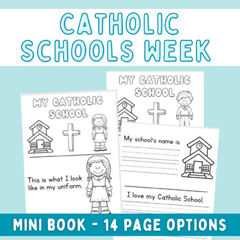 Preview of Catholic Schools Week 2024 - Mini Book Activity
