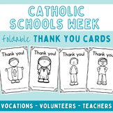 Catholic Schools Week 2024 Thank You Cards Activity