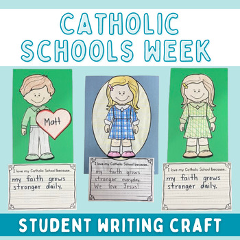 Preview of Catholic Schools Week 2024 Writing Craft Activity