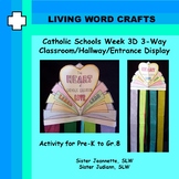 Catholic Schools Week 3D 3-Way Classroom/Hallway/Entrance 