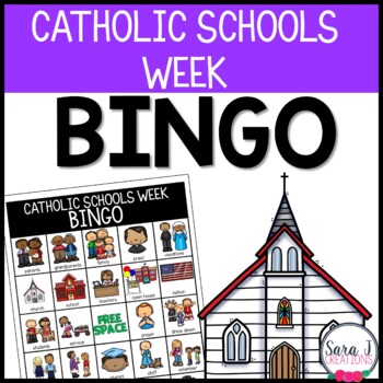Preview of Catholic Schools Week Activities Bingo catholic education week