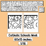 Catholic Schools Week Bulletin Board 2024 Coloring Pages A
