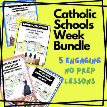Preview of Catholic Schools Week Bundle