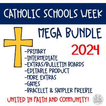 Preview of Catholic Schools Week Bundle 2024 **UPDATED**