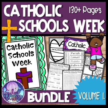 Preview of Catholic Schools Week (CSW) Bundle Vol. 1