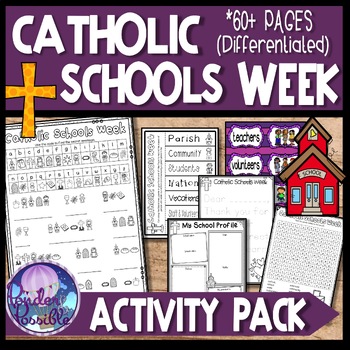 Preview of Catholic Schools Week (CSW) Activity Pack