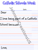 Catholic Schools Week - Letter to Mom & Dad