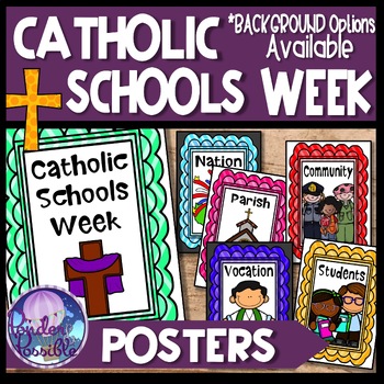 Preview of Catholic Schools Week (CSW) Posters