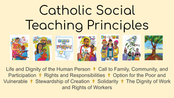 Preview of Catholic Social Teaching Bundle