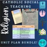 Catholic Social Teaching Unit BUNDLE!