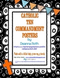Catholic Ten Commandment Printable Posters