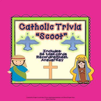 Preview of Catholic Trivia Scoot
