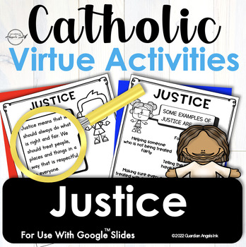 Preview of Catholic Virtue Of Justice Activities