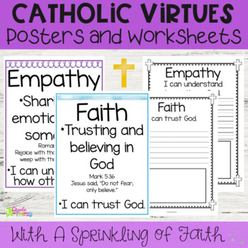 Preview of Catholic Virtues and Values Character Education Resource