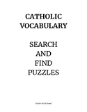 Catholic Vocabulary Word Search Puzzles and Pictures
