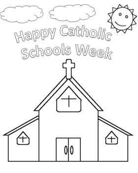 Catholic schools Week coloring pages! by Rosa Restituyo | TPT