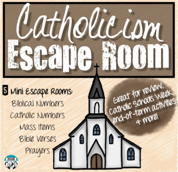 Preview of Catholicism Escape Room for Religion Classes