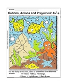 Cations, Anions and Polyatomic Ions - Color by Number