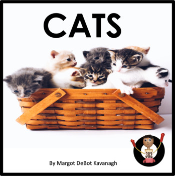 Preview of Cats A Nonfiction Level C/3 Guided Reading Emergent Beginning Reader Book