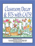 Cats! Back to School and Great Classroom Decor