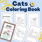 Cats Coloring Book for kids
