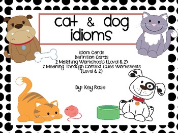 Cat Idioms with meaning and sentence