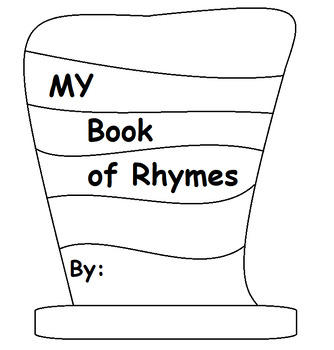 Preview of Cats Hat Book of Rhymes  Cover + Pages 1-8 and a blank