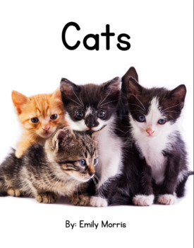 Preview of Cats - Nonfiction CVC Decodable Reader