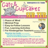 Cats and Cupcakes 2-day Sub Tub Emergency Sub Plans for K 