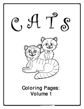 Preview of Cats coloring book