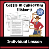 Cattle in California History