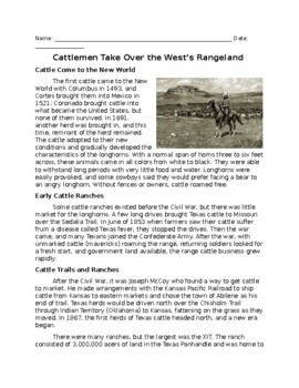 Preview of Cattleman Take Over the West's Rangeland