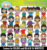 Caucasian Kids Clipart Set {Zip-A-Dee-Doo-Dah Designs}