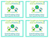 "Caught You Being Eco Empowered" Acknowledgement Cards