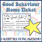 Caught You! Good Behaviour Ticket for Parents