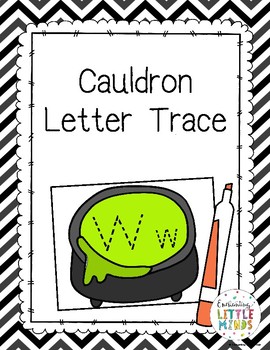 Cauldron Letter Tracing by Enchanting Little Minds | TPT