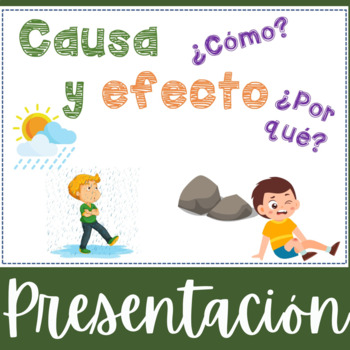 Preview of Causa y efecto- presentación en PowerPoint