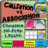 Causation vs Association (Correlation) Foldable, Activity,