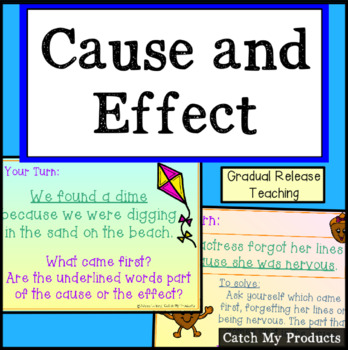Preview of Cause and Effect Elementary for PROMETHEAN Board Use