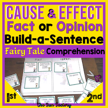 Preview of Cause & Effect Fairy Tales - Fact or Opinion - Reading Comprehension
