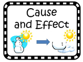 Cause And Effect Mini Lesson and Mini Assessment