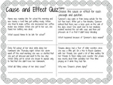 Cause & Effect Quiz