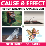 Cause & Effect Unit | Fiction Reading Tasks | Graphic Orga